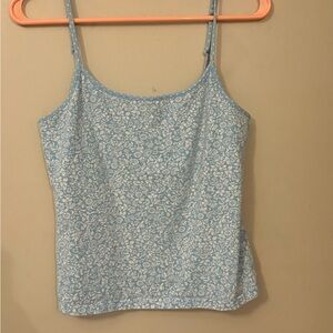 St. John's Bay Blue Sleeveless Fitted Camisole
